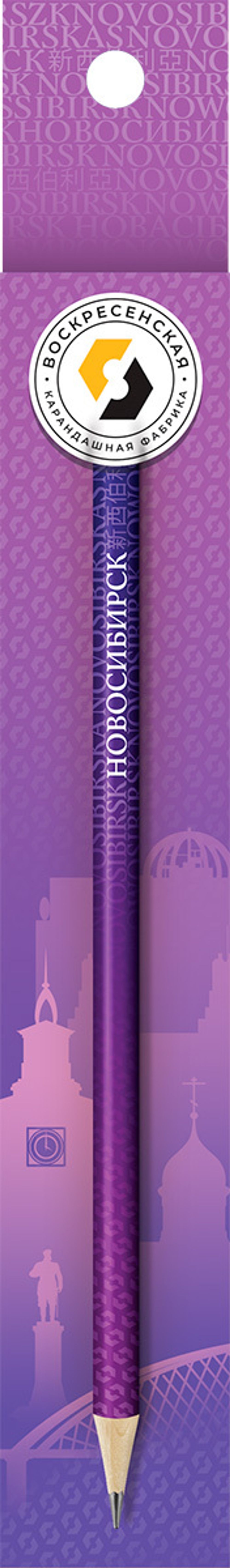 Карандаш чернографитный заточенный ТМ (HB), 4 шт, Новосибирск, ВКФ SUV-047