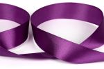 Лента атласная 1-сторонняя 25.0 мм / 33±2 метра, №529L(18-3324) лиловый, Gamma
