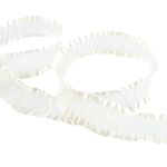 Лента капроновая (органза) гофрированная 25.0 мм / 22.5 метров, 003 бл. кремовый, Blitz ORC-25