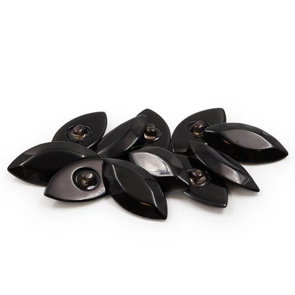 Пуговицы на ножке 3.01-1370-40, черный, 20 шт