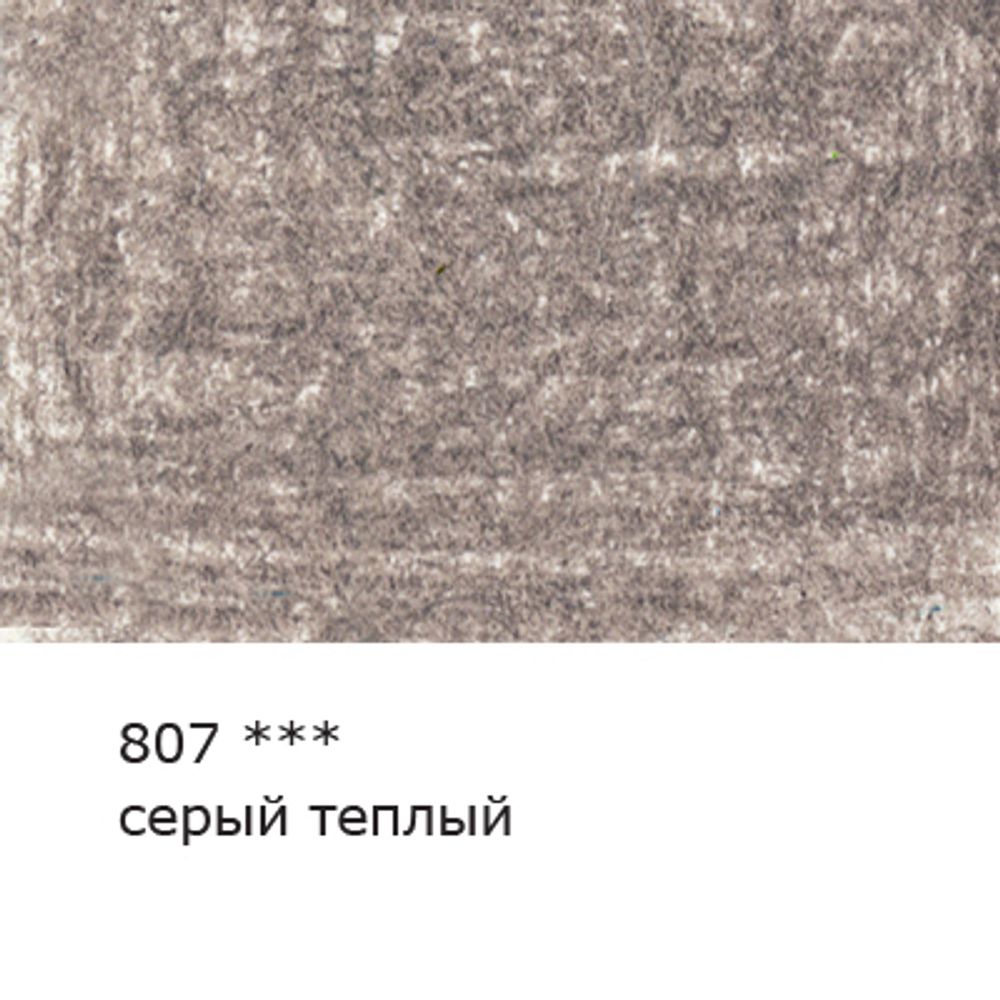 Карандаш цветной художественный заточенный, 6 шт, 807 Серый теплый (Warm gray), Vista-Artista Gallery VGCP