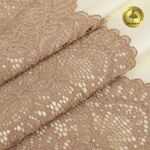 Кружево эластичное (стрейч) 110 мм / 25 метра, TBY.40992PP, цв.L30 кофе с молоком, Kruzhevo