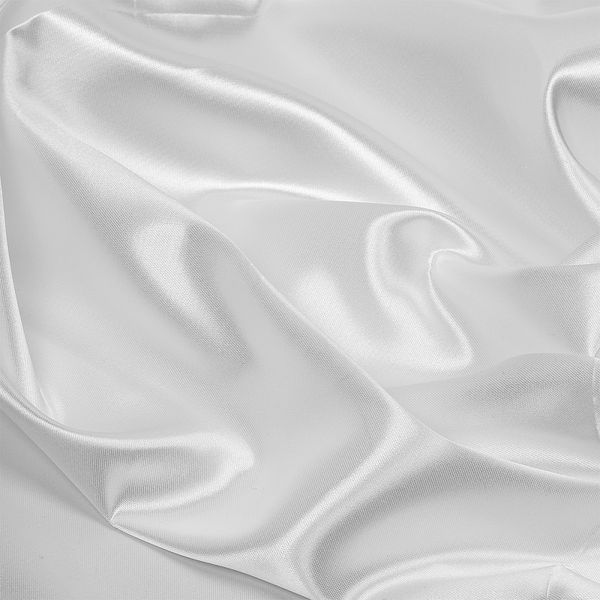 Атлас сатин 67 г/м², 150 см / 3 метра, AS.01 цв.белый