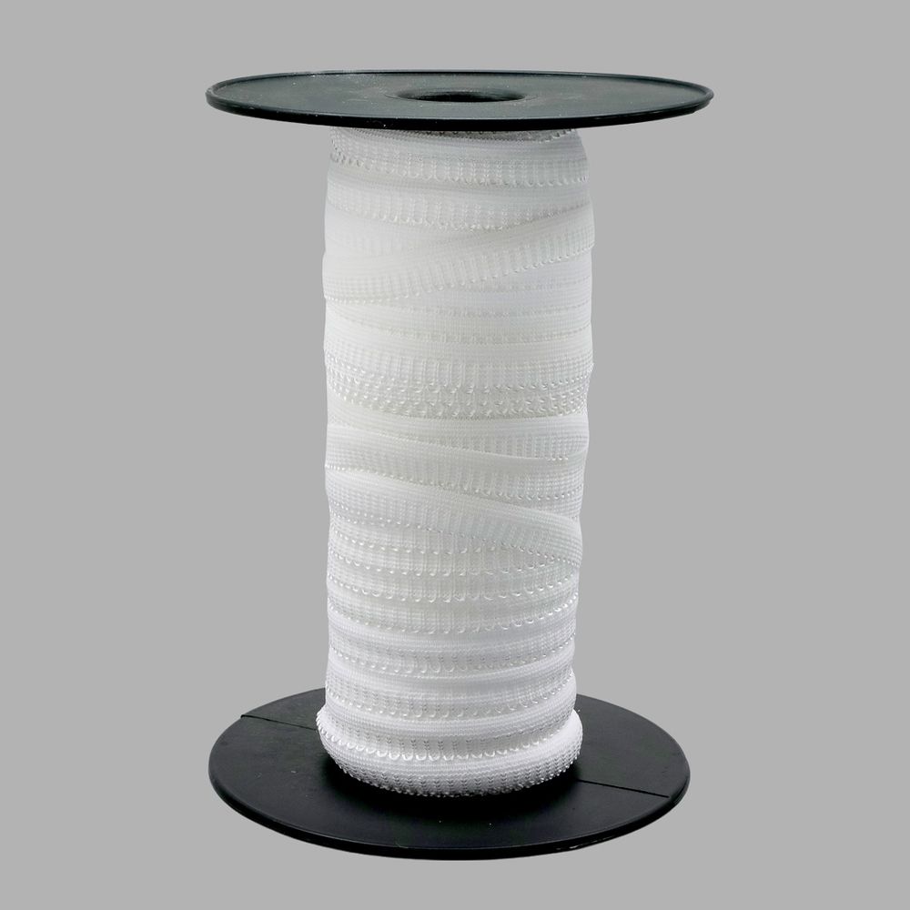 Резинка бельевая (ажурная) 10.0 мм / 50 метров, белый 0310/49