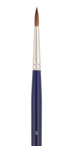 Кисть колонок круглая №05, 10 шт, длинная ручка, Vista-Artista 20111-05