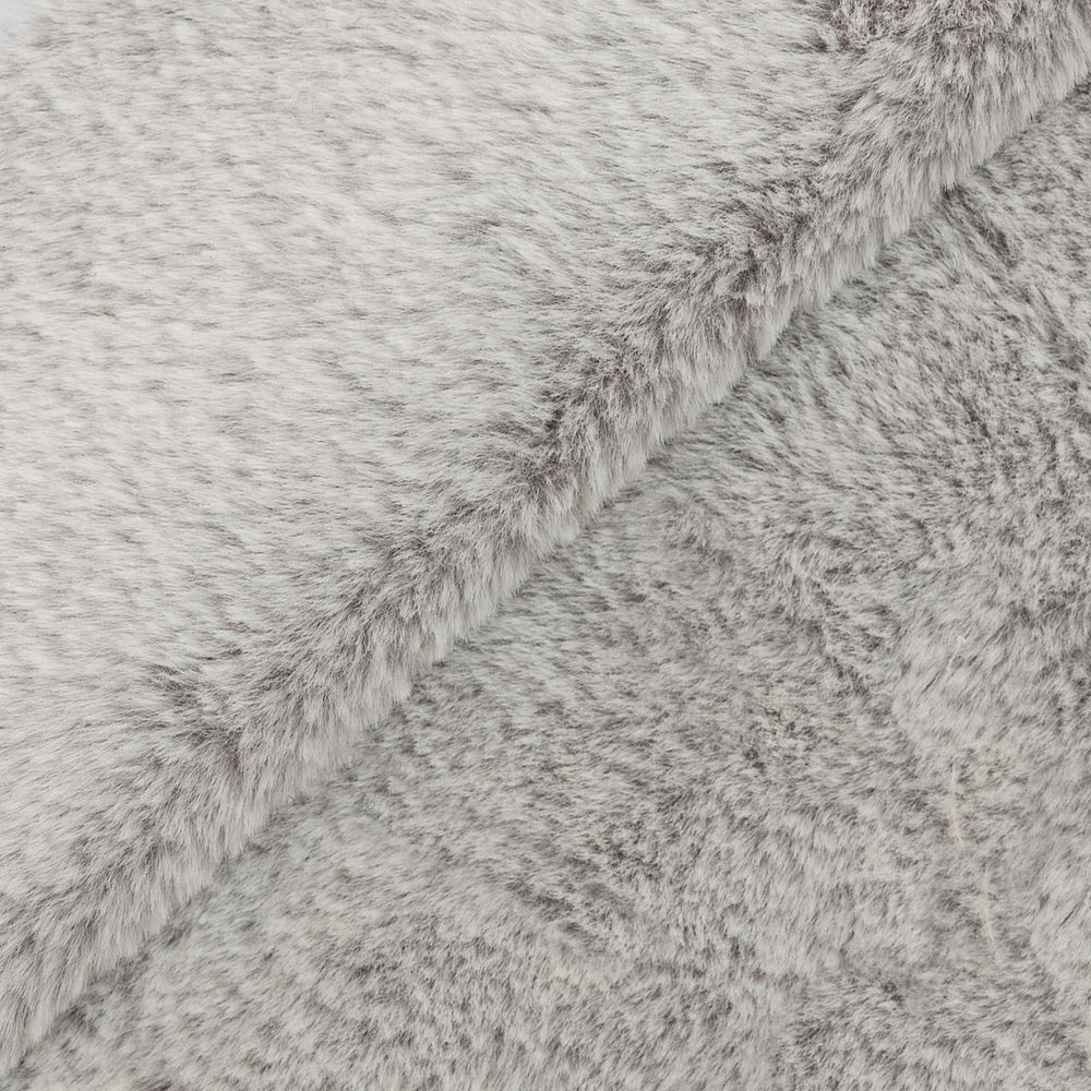 Плюш Peppy PTB-004 374 г/м², 152 см / рул. 5 метров, серый/silver