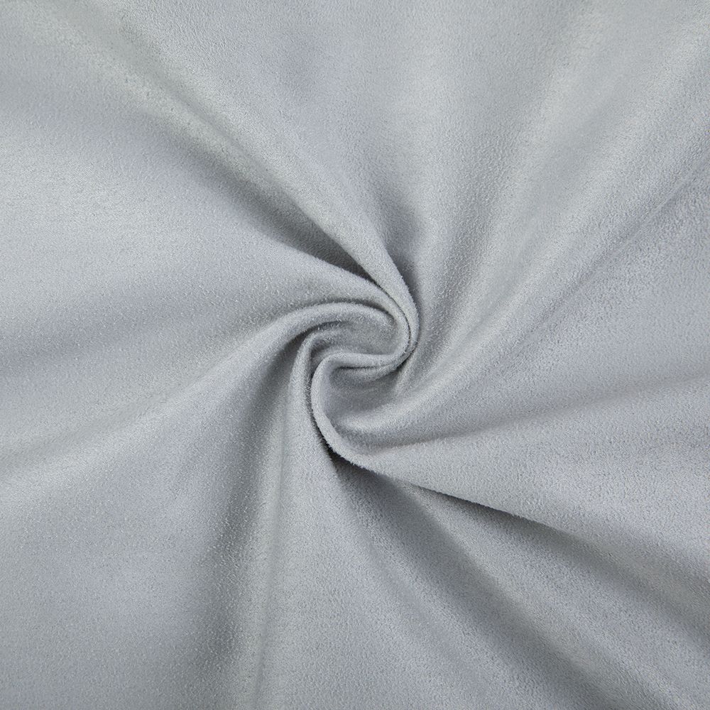 Замша искусственная отрез 35х50 см, 175±5 г/м², 14-4202 silver (св.серый), Peppy Woven Suede