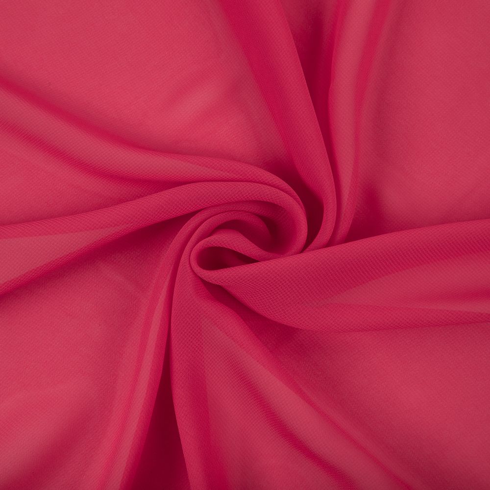 Ткань блузочная Poly Chiffon 84 г/м², 150х147 см, 04 малиновый, Gamma PC-02