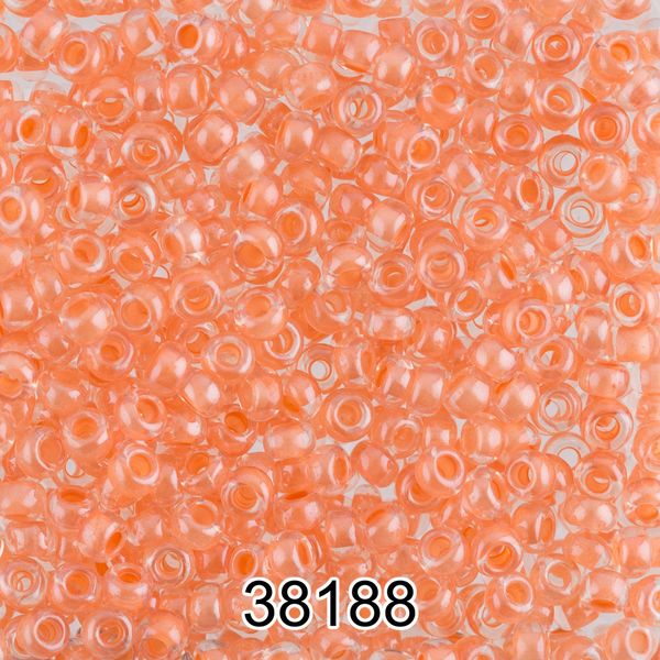 Бисер Preciosa 10/0 (2.3 мм), 500 г, 38188 (Ф522) персиковый
