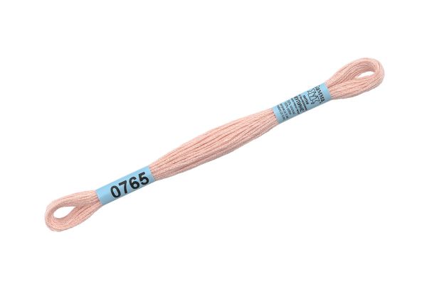 Мулине Gamma 100% хлопок, цв.0765 св.роз-бежевый, 24 мотка по 8 метров