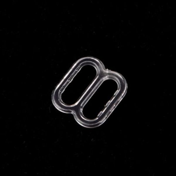 Рамки-регуляторы для бюстгальтера пластик 8.0 мм, прозрачный, 100 шт, 488140-2