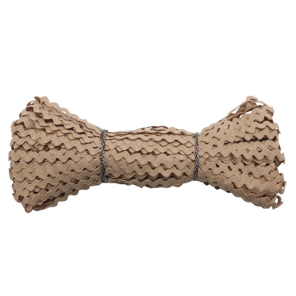 Тесьма вьюнчик 9 мм, 30м (бежевый), 30 м