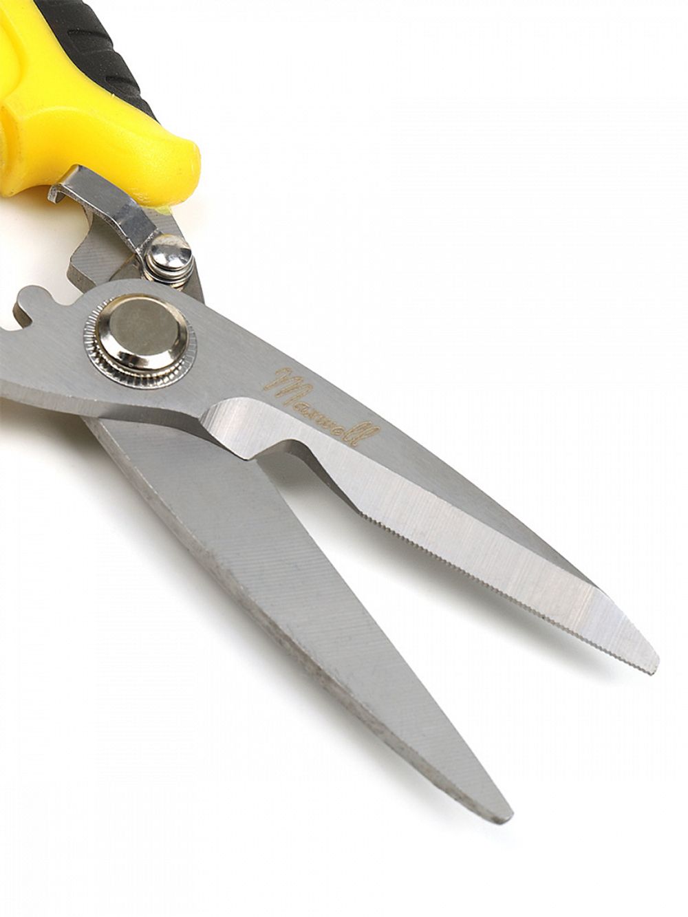 Секатор прямое лезвие 80/210.2 ручки желто-черный пластик, Maxwell Garden