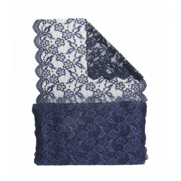 Кружево бельевое эластичное 400 мм / 13.72 м, цв. C154 св.серый