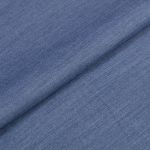 Ткань костюмная 200 г/м², 150х150±2 см, 24 дымчато-синий меланж/smoky blue melange, Gamma SUTF-005N