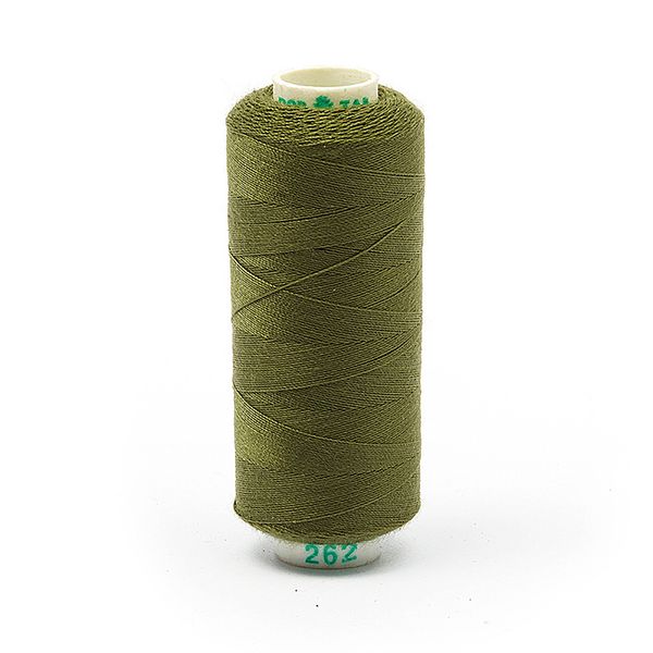 Нитки швейные бытовые Dor Tak 40/2, 366 м / 10 кат., 262 серый