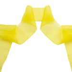 Лента для бантов (капрон) _8 см, 25 м (желтый) С3501