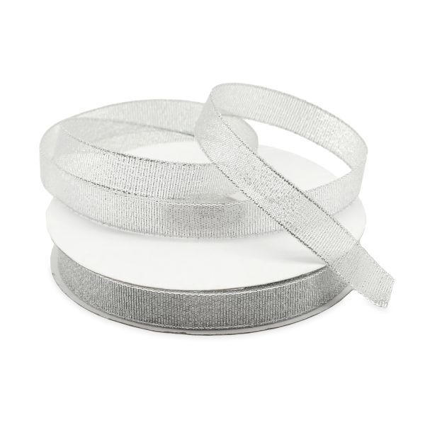 Лента металлизированная 12.0 мм, 32,9м 0080-1200 (серебро)