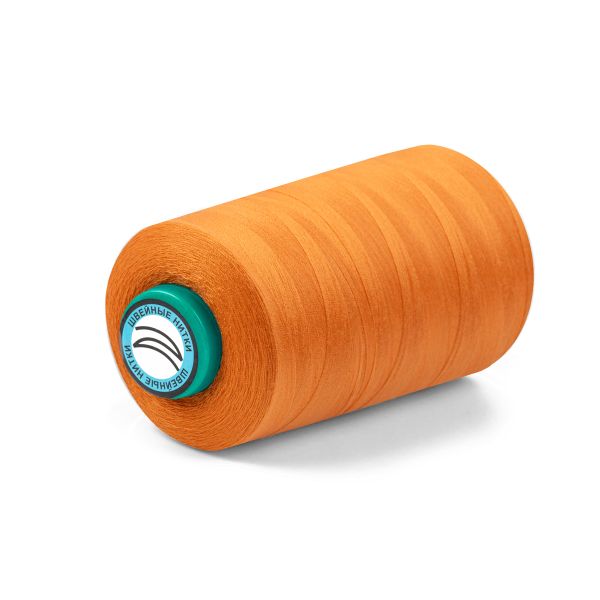 Нитки универсальные Nitka 40/2, 4570 м (5000 ярд) / 1 кат., 145 т.оранжевый