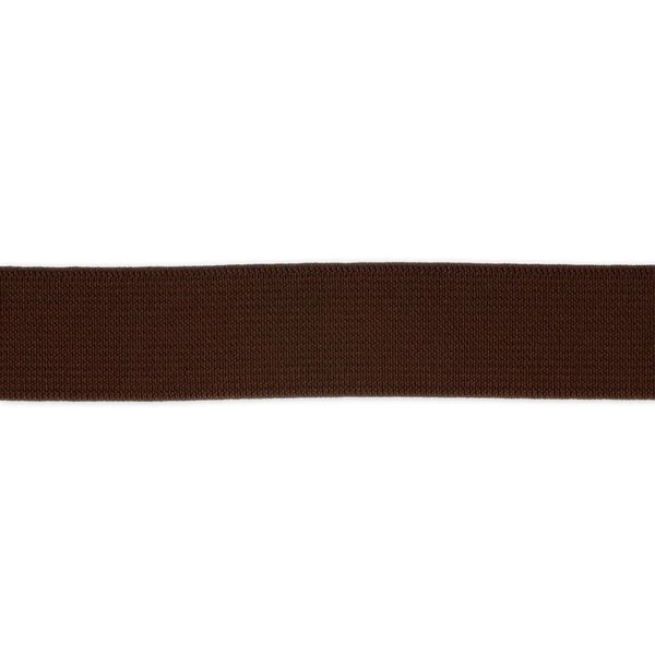 Резинка тканая 25.0 мм / 25 метров, 001 коричневый, Gamma 2025 цв