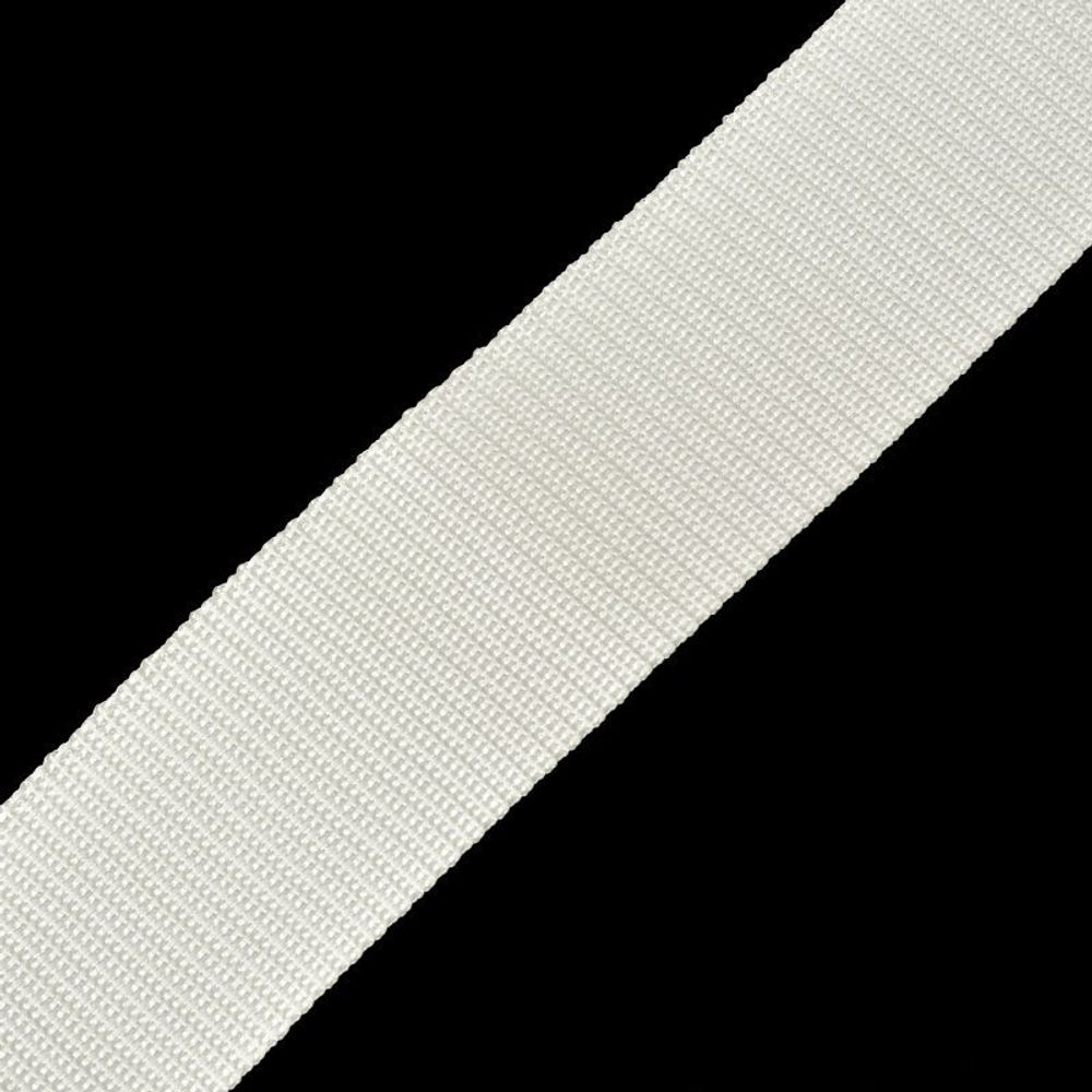 Стропа (ременная лента) 50 мм / 5х2.5 метра, 01 белый