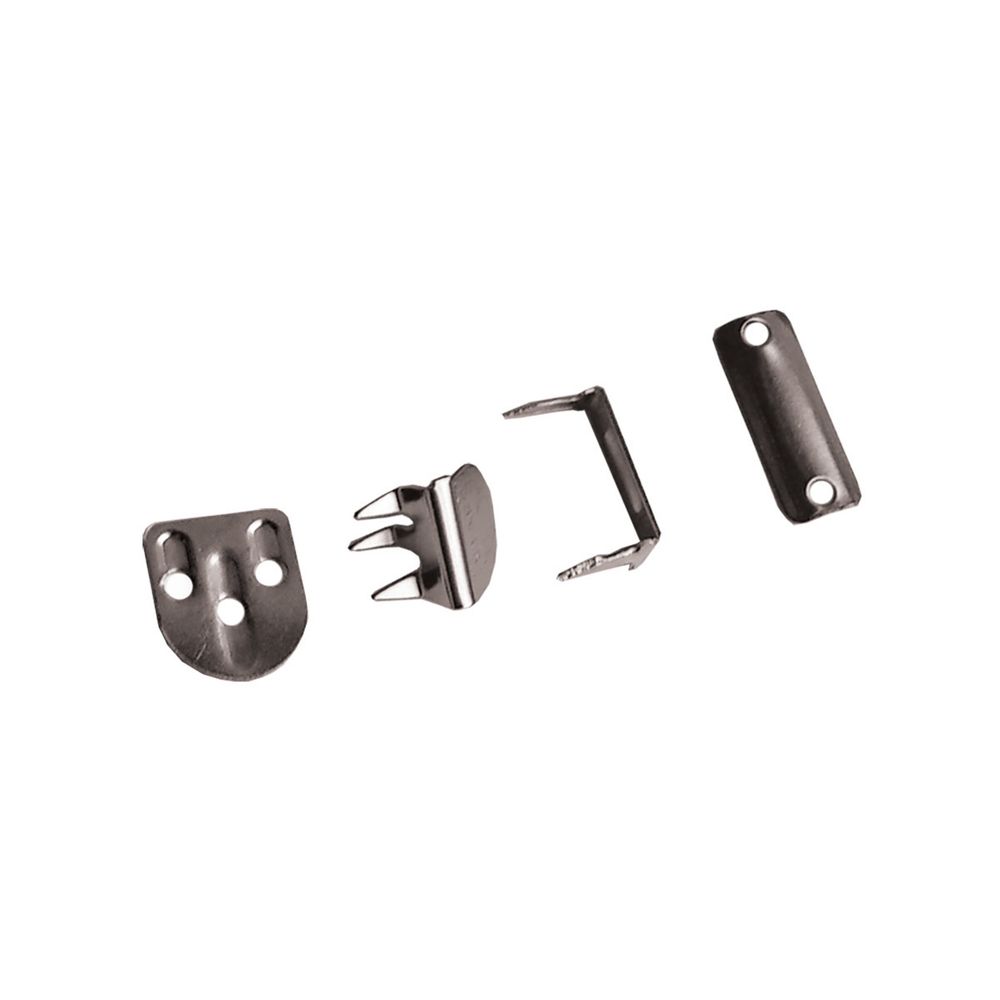 Крючки брючные (юбочные) на шипах 13 мм, 3 шипа, 3 шт, никель, Gamma TH-03