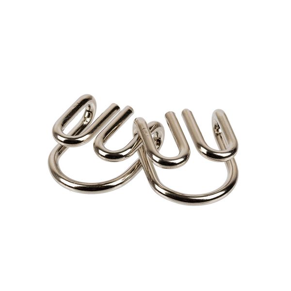 Головоломка металлическая, 1 шт, М-узел 2 элемента, Delfbrick DLM-01