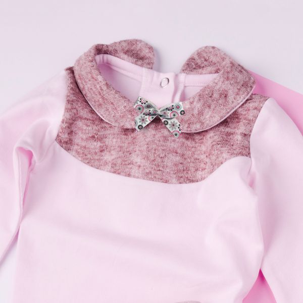 Набор текстильных бантиков, 100 шт, 104 черно-розовый, Annet BDR