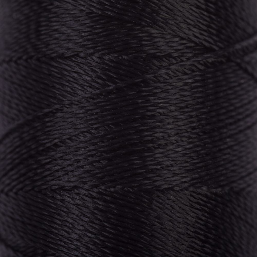 Нитки вышивальные Gamma V150/2, 10х200 ярдов, 3444 черный