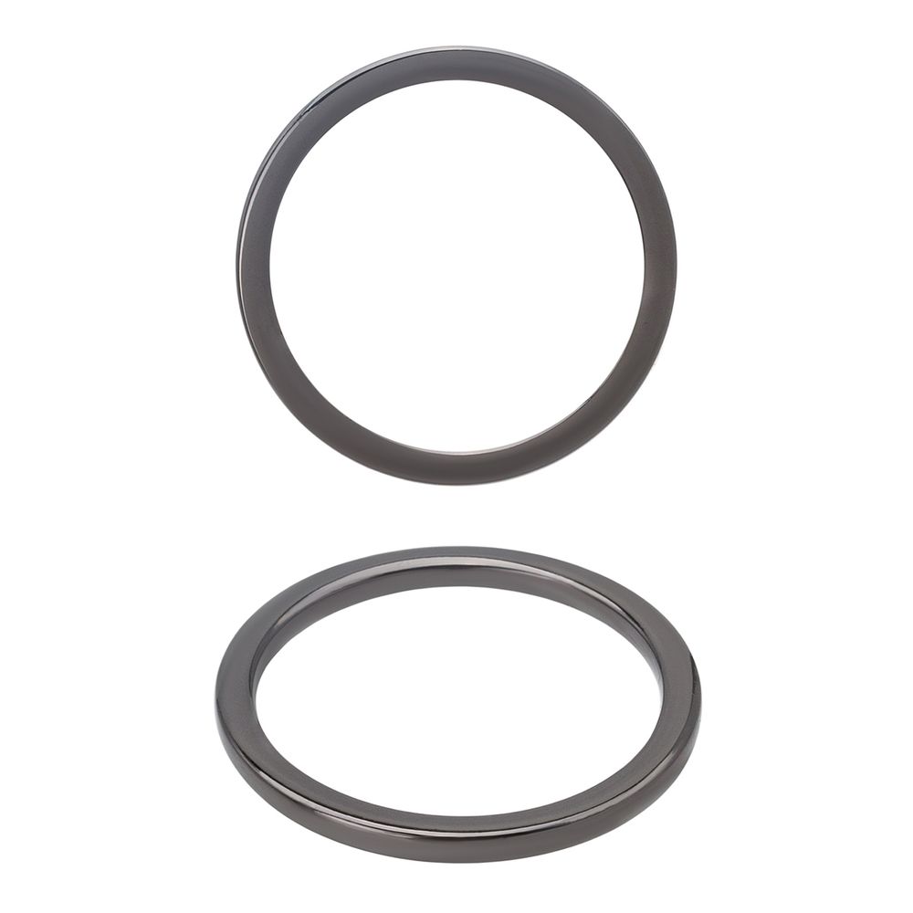 Кольцо литое металл in ⌀25 мм (30 мм внешн.), черный никель, 10 шт