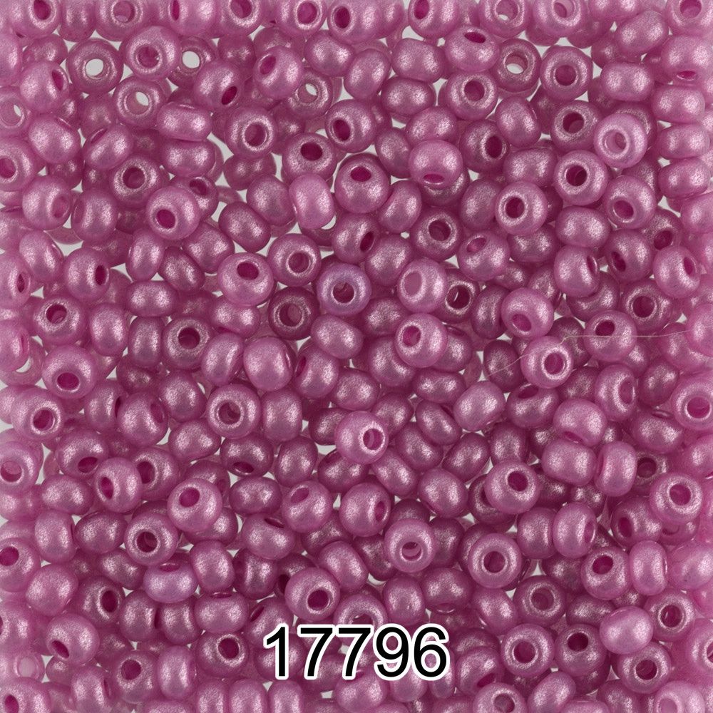 Бисер Preciosa круглый 10/0, 2.3 мм, 500 г, 17796 (Ф481) розовый