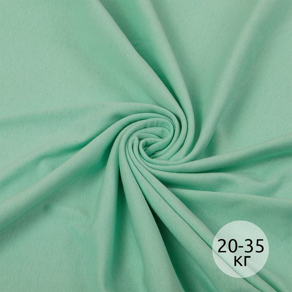 Кулирка хлопок ОЕ 145 г/м², 100+100 см / 20-35 кг, КУЛ.145.13-6009, мята
