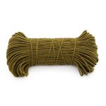 Резинка шляпная (шнур эластичный) ⌀1.5 мм / 50 метров, хаки