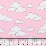 Ткань для пэчворка Peppy Молочные сны фланель, рулон 112 см / 5 метров, МС-20 розовый, Peppy