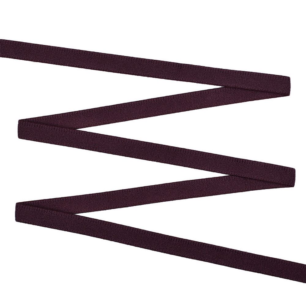 Резинка бельевая (отделочная) 10.0 мм / 20 метров, 076 сливовое вино, Lauma