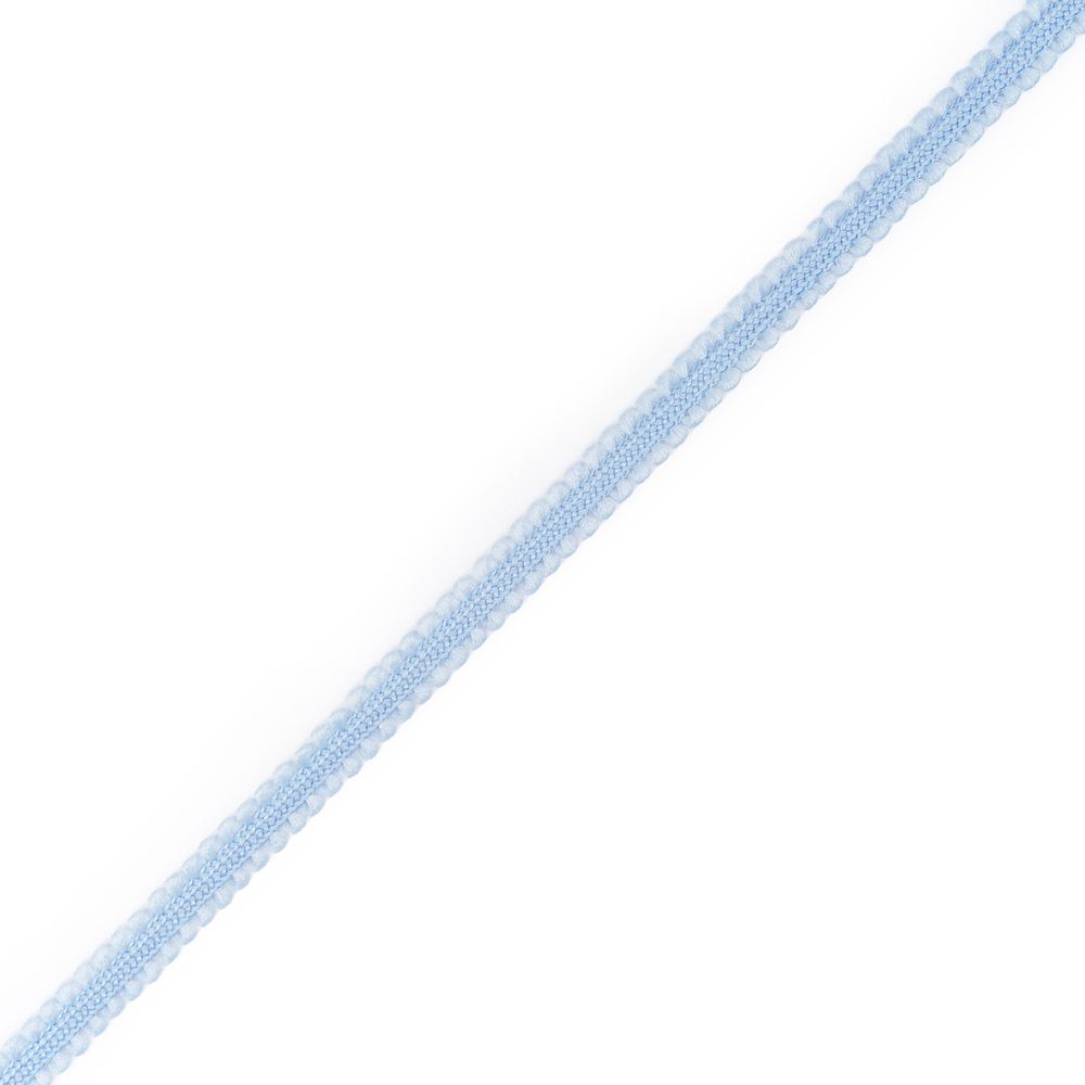 Шнур отделочный сороконожка ⌀5.0 мм / 30 метров, голубой, С873