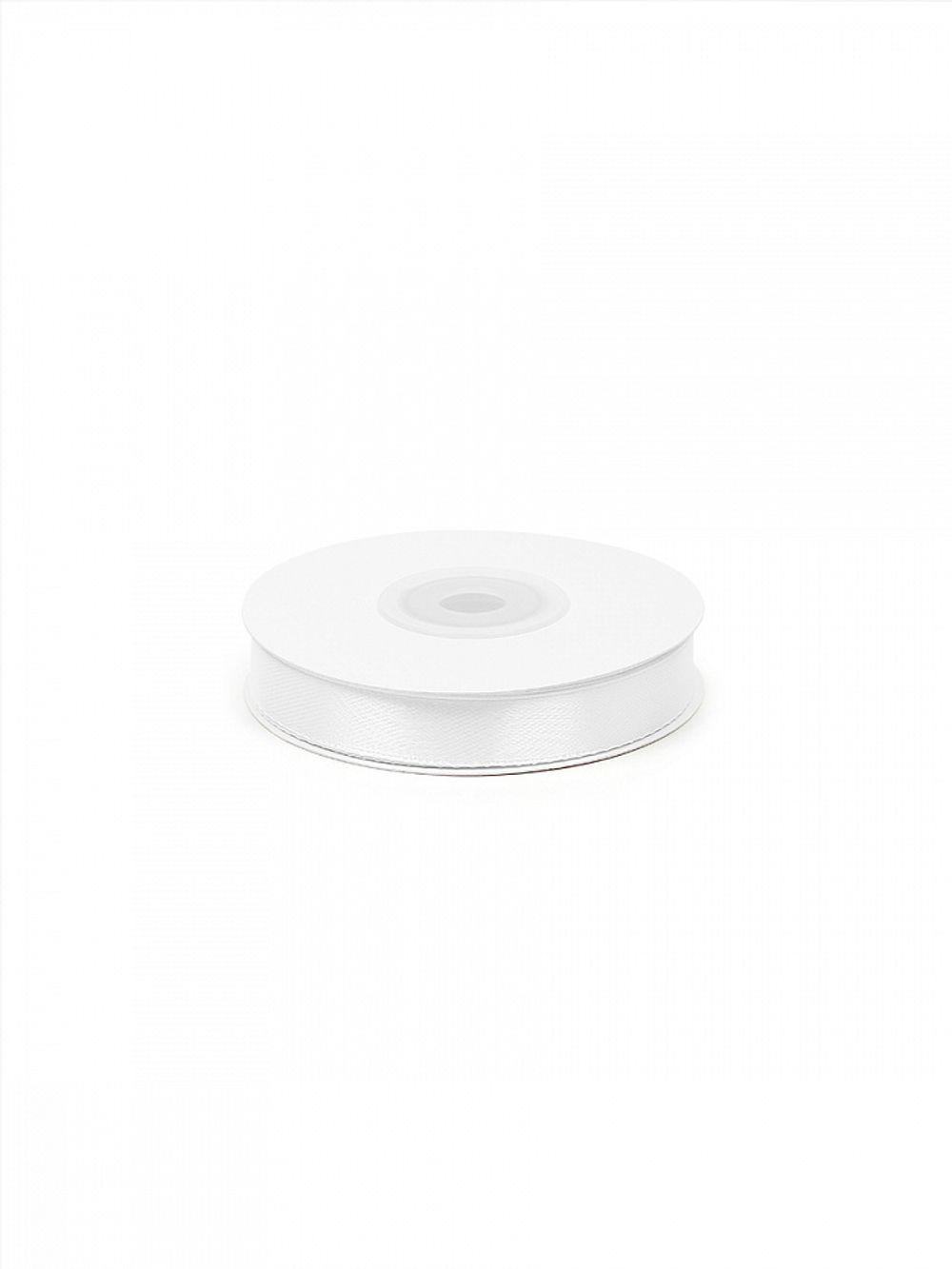 Лента атласная 1-сторонняя 12.0 мм / 22.5±1 метра, 3001 кипенно-белый, Magic4Hobby