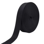 Стропа (ременная лента) 38 мм / 45.5 метров, [17 г/пог.м], черный, ГРХ10034