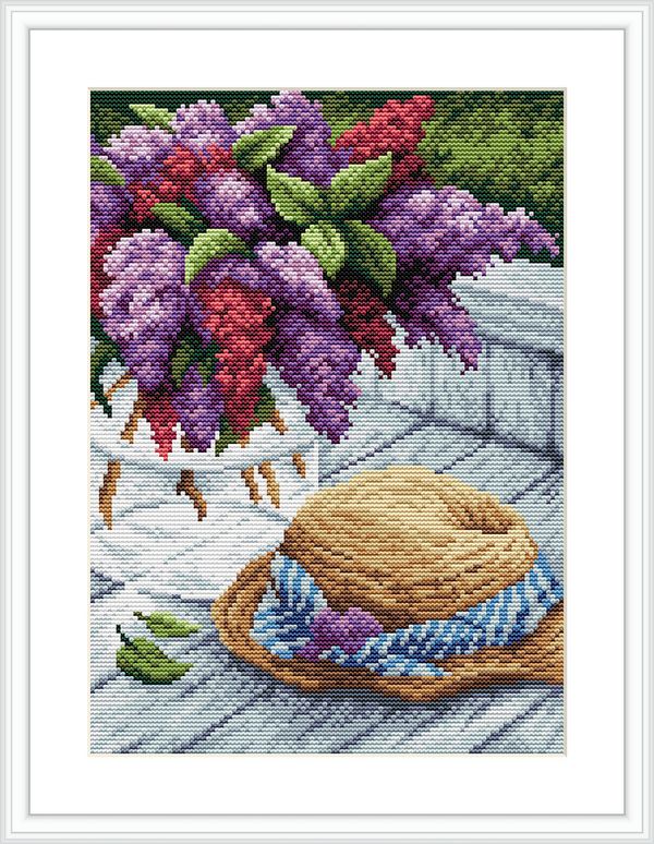 Набор для вышивания нитками МП Студия, Июньский вечер, 30х40 см