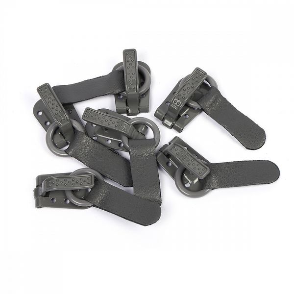 Крючок шубный TBY 50 мм, TBY-0122, цв. S275 серый уп. 6 шт