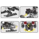 Конструктор пластиковый Снегоход 277 элемент, Поделкин PLJ-02