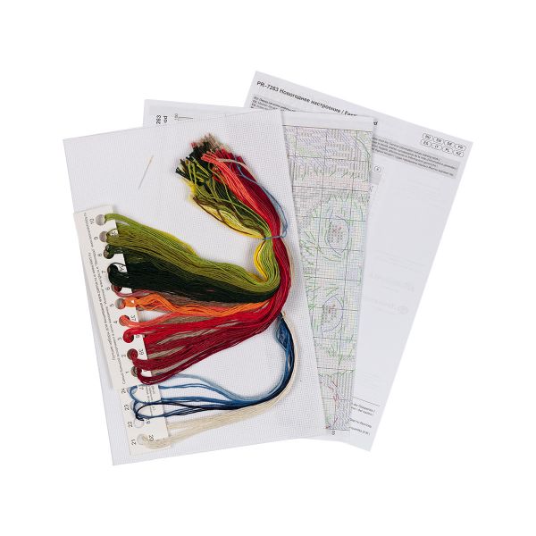 Набор для вышивания нитками Panna, Новогоднее настроение 16х21 см