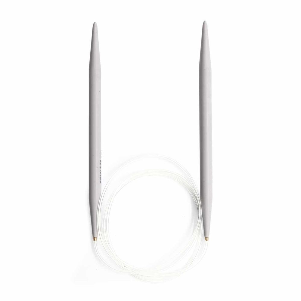 Спицы круговые Pony ⌀8,0 мм, 100 см, пластик