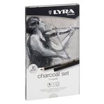 Набор художественных карандашей Rembrandt (для графики) 12 шт, (в металлической упаковке), уголь, Lyra L2051112