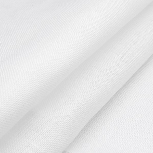 Канва Zweigart Cashel 28ct 3281/101 (100% лен) 50х70см, молочный белый