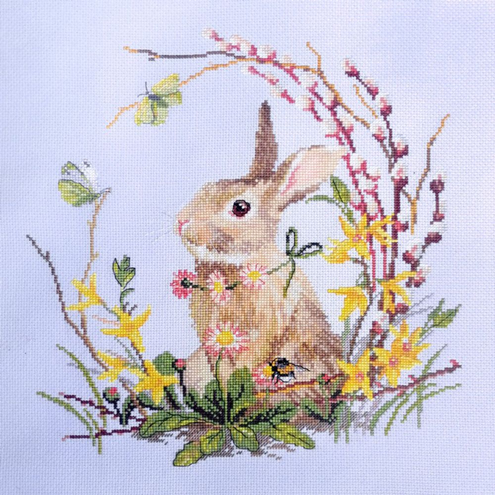Марья Искусница, Весенний кролик, 30х30 см