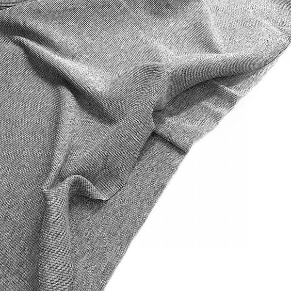 Кашкорсе с лайкрой пенье 400 г/м², 60+60 см / 3 метра, КАШ.400.СЕР.МЕЛ.3, сер.меланж