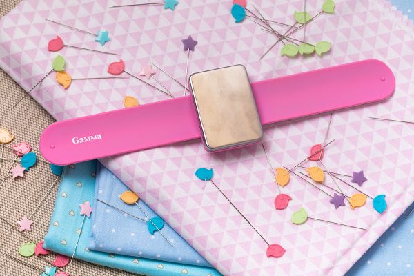 Игольница магнитная на руку 24 см, розовый, Gamma NDR-05