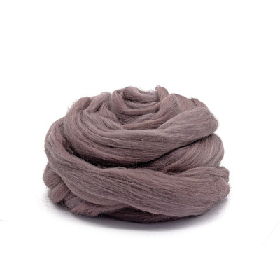 Шерсть для валяния Троицкая п/тонкая 1х100 г (до 29 мкр), 161 мокко