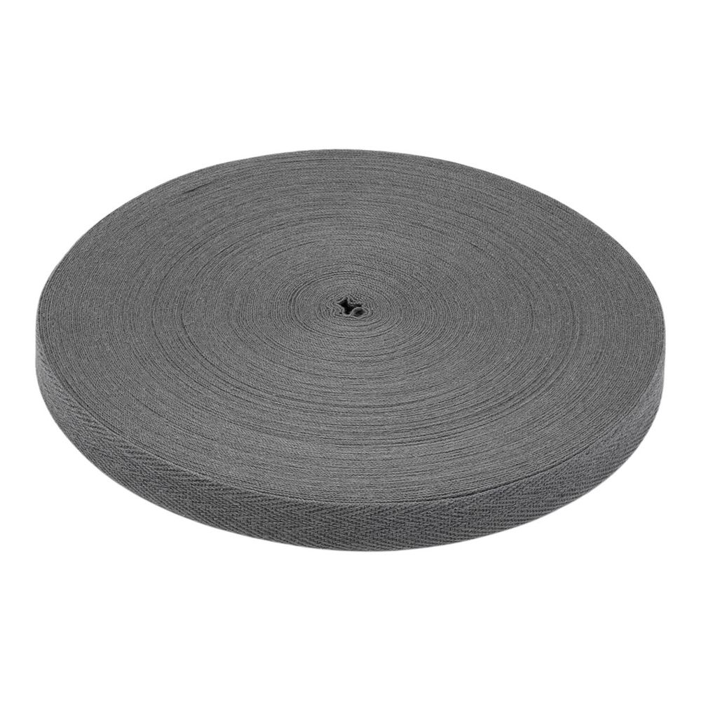 Тесьма (лента) киперная (100 х/б) 15 мм / 45.72 метра, 63 темно-серый, 6190-2024